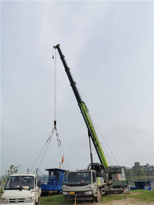 桐梓县桥梁建设吊装案例